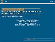 Tablet Screenshot of dismetabolismo.com